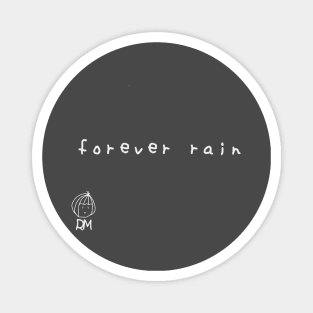 Forever Rain - RM BTS' Lyrics White Version Magnet